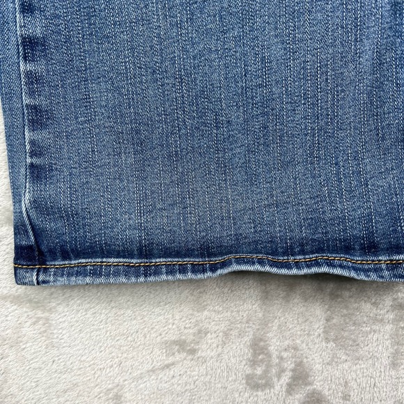 American Eagle Kick Boot Jeans Womens 12 Short Blue Medium Wash Stretch Bootcut - Picture 4 of 16